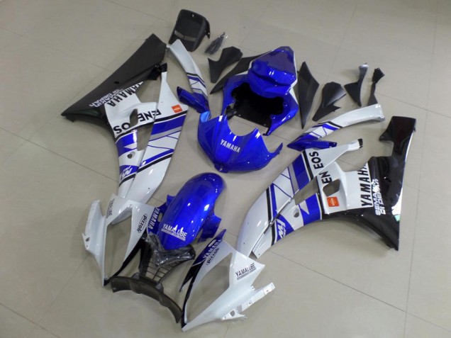Carenagem Moto R6 2006-2007 - Azul Azul Branco ENEOS Carenagem Moto R6 2006-2007 - Azul Azul Branco ENEOS