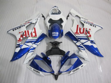 Carenagem Moto R6 2006-2007 - Azul Branco Fiat