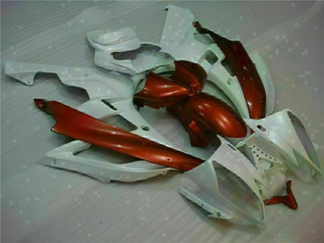 Carenagem Moto R6 2006-2007 - Branco Castanho Carenagem Moto R6 2006-2007 - Branco Castanho