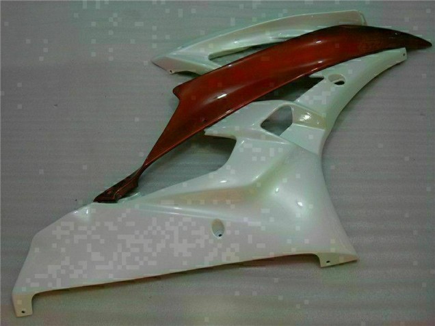 Carenagem Moto R6 2006-2007 - Branco Castanho Carenagem Moto R6 2006-2007 - Branco Castanho