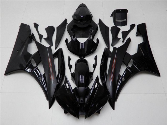 Carenagem Moto R6 2006-2007 - Brilhante Preto Fosco Carenagem Moto R6 2006-2007 - Brilhante Preto Fosco