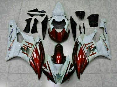 Carenagem Moto R6 2006-2007 - Castanho Branco