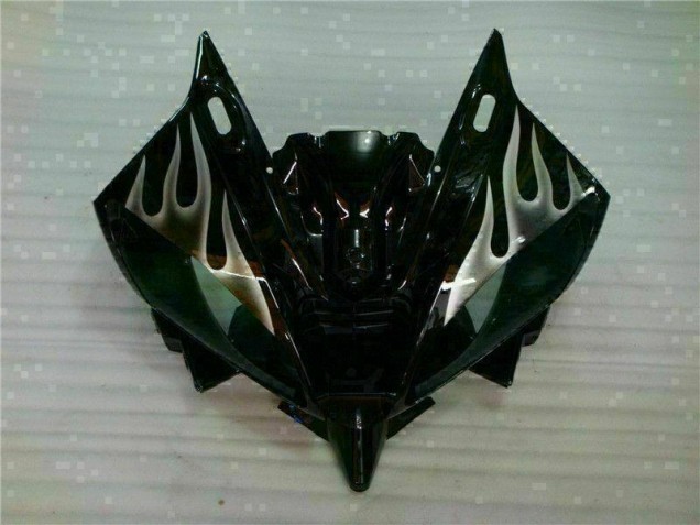 Carenagem Moto R6 2006-2007 - Prata Chama Preto