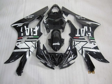 Carenagem Moto R6 2006-2007 - Preto Branco Motul Fiat