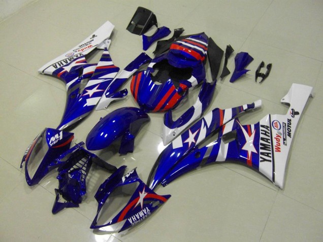 Carenagem Moto R6 2006-2007 - Vermelho Azul Star Carenagem Moto R6 2006-2007 - Vermelho Azul Star