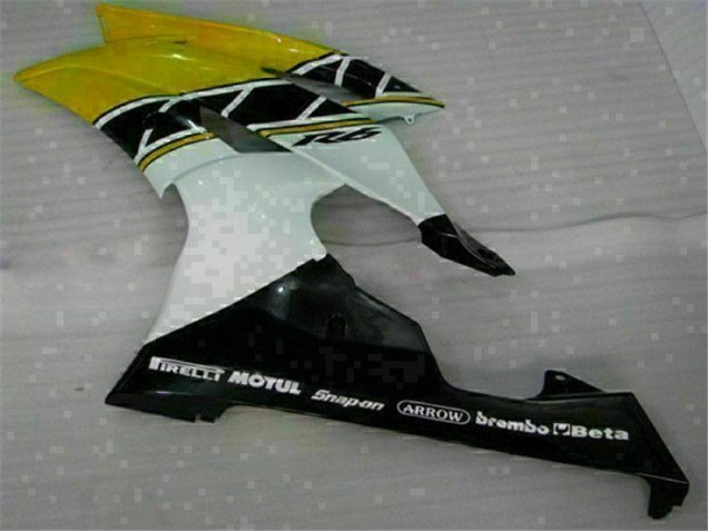 Carenagem Moto R6 2008-2016 - Amarelo Branco Carenagem Moto R6 2008-2016 - Amarelo Branco