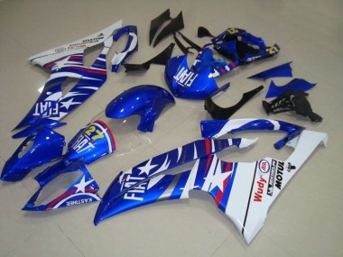 Carenagem Moto R6 2008-2016 - Azul Branco Fiat 27 Vermelho Wudy