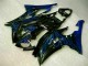 Carenagem Moto R6 2008-2016 - Azul Chama Preto Carenagem Moto R6 2008-2016 - Azul Chama Preto