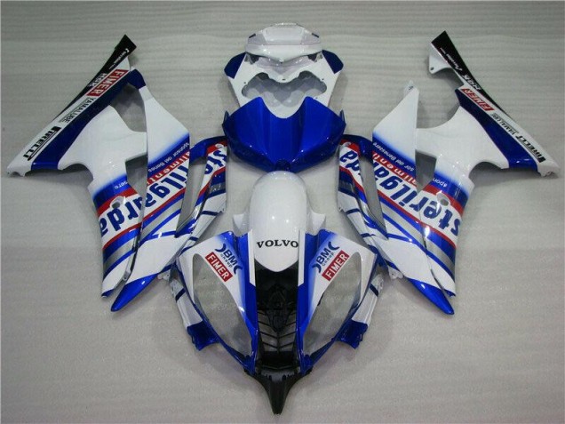 Carenagem Moto R6 2008-2016 - Branco Azul Sterilgarda Volvo