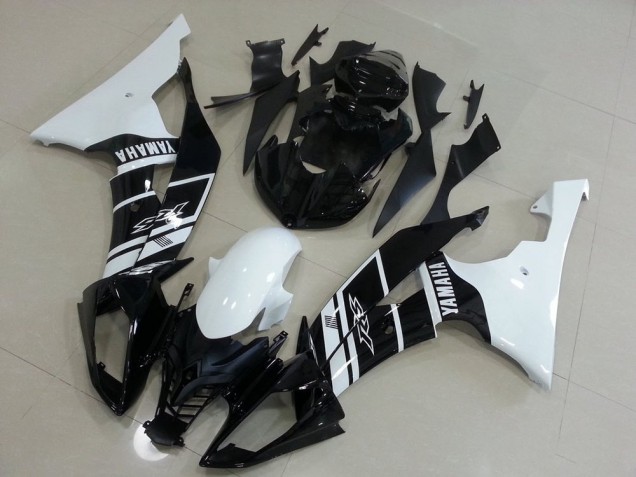 Carenagem Moto R6 2008-2016 - Branco & Preto Carenagem Moto R6 2008-2016 - Branco & Preto