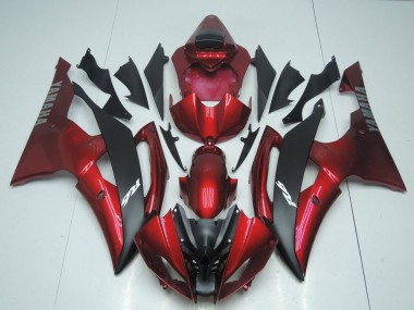 Carenagem Moto R6 2008-2016 - Doce Vermelho & Preto