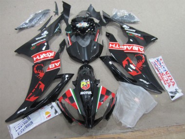 Carenagem Moto R6 2008-2016 - Preto Branco Motul