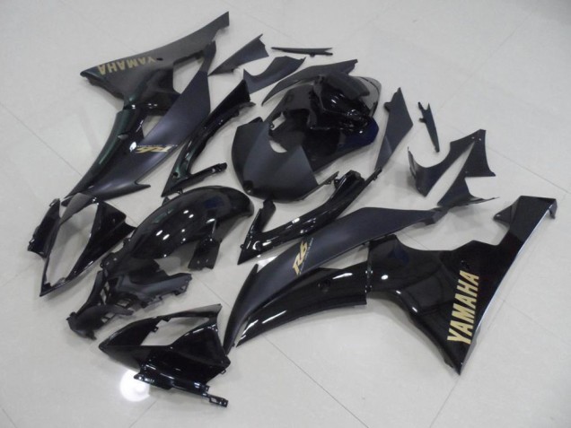 Carenagem Moto R6 2008-2016 - Preto & Ouro Adesivo