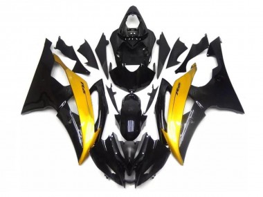 Carenagem Moto R6 2008-2016 - Preto Ouro