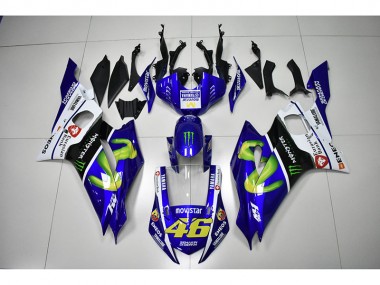 Carenagem Moto R6 2017-2023 - Monster Azul Movistar 46