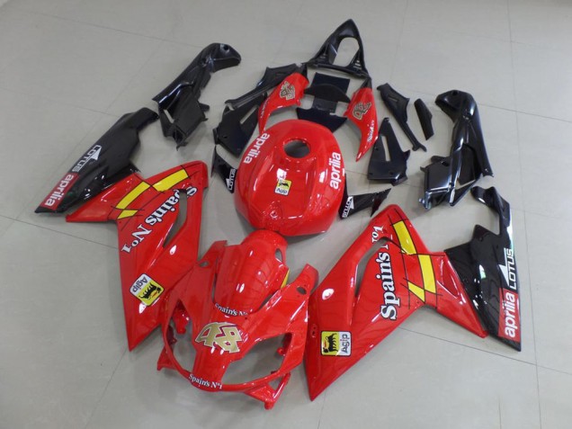 Carenagem Moto RS 125 2006-2011 - Vermelho & Preto Carenagem Moto RS 125 2006-2011 - Vermelho & Preto