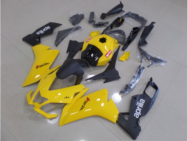 Carenagem Moto RS4 50 125 2011-2018 - Amarelo Preto Carenagem Moto RS4 50 125 2011-2018 - Amarelo Preto
