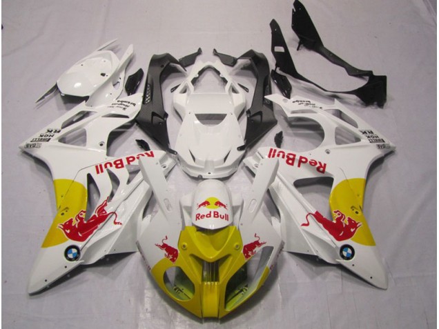 Carenagem Moto S1000RR 2009-2014 - Amarelo Branco RedBull Carenagem Moto S1000RR 2009-2014 - Amarelo Branco RedBull
