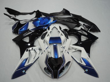 Carenagem Moto S1000RR 2009-2014 - Preto Branco Azul