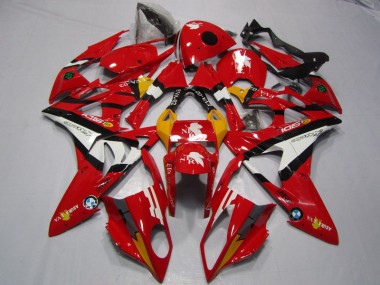 Carenagem Moto S1000RR 2009-2014 - Vermelho Branco