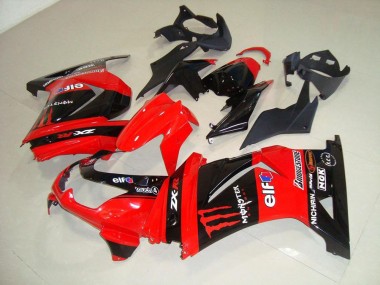 Carenagem Moto ZX 250R 2008-2012 - Vermelho Monster