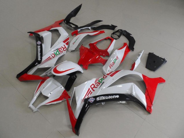 Carenagem Moto ZX10R 2011-2015 - Vermelho & Branco Rapid Carenagem Moto ZX10R 2011-2015 - Vermelho & Branco Rapid