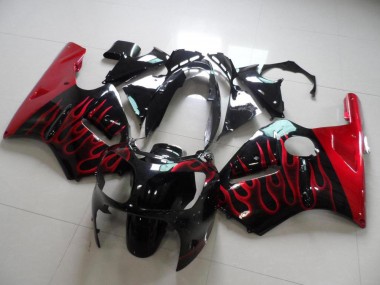 Carenagem Moto ZX12R 2000-2001 - Vermelho Chama