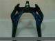 Carenagem Moto ZX6R 2000-2002 - Preto & Azul Chama Carenagem Moto ZX6R 2000-2002 - Preto & Azul Chama