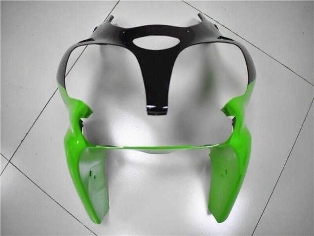 Carenagem Moto ZX6R 2000-2002 - Verde Branco Preto Carenagem Moto ZX6R 2000-2002 - Verde Branco Preto