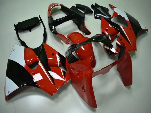 Carenagem Moto ZX6R 2000-2002 - Vermelho Preto Branco Carenagem Moto ZX6R 2000-2002 - Vermelho Preto Branco