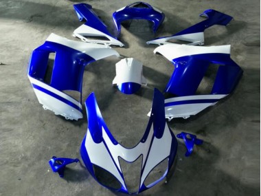 Carenagem Moto ZX6R 2007-2008 - Azul Branco