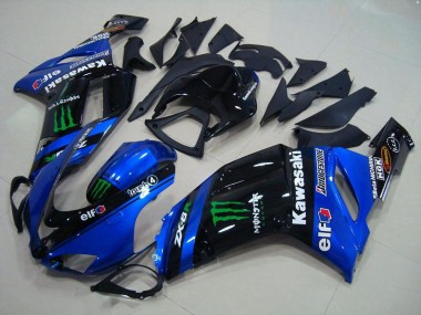 Carenagem Moto ZX6R 2007-2008 - Azul Monster