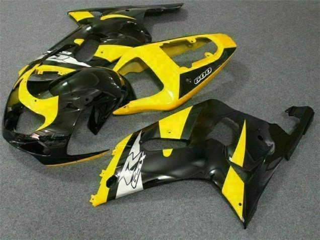 Carenagem & Plástico Moto GSXR 600 / 750 K1 K2 K3 2001-2003 - Amarelo Preto