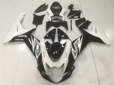 Carenagem & Plástico Moto GSXR 600 / 750 K11 2011-2021 - Preto Branco