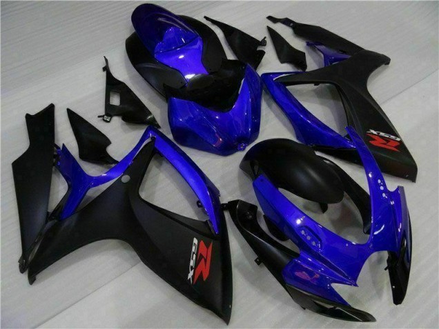Carenagem & Plástico Moto GSXR 600 / 750 K6 2006-2007 - Azul Preto Carenagem & Plástico Moto GSXR 600 / 750 K6 2006-2007 - Azul Preto
