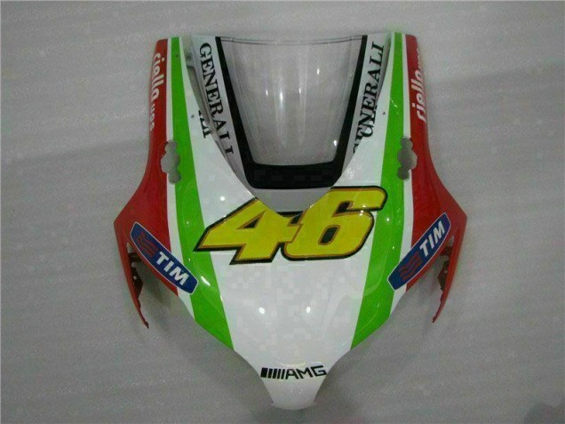 Carroçaria Moto CBR 1000RR 2008-2011 - Vermelho Branco