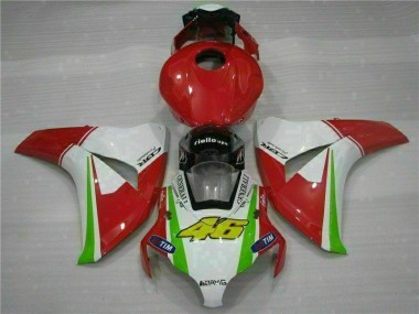 Carroçaria Moto CBR 1000RR 2008-2011 - Vermelho Branco