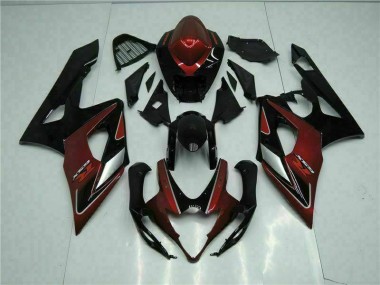Carroçaria Moto GSXR 1000 K5 2005-2006 - Vermelho Preto