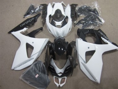 Carroçaria Moto GSXR 1000 K9 2009-2016 - Branco Preto