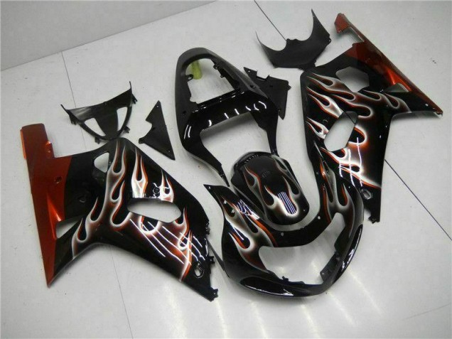 Carroçaria Moto GSXR 600 / 750 K1 K2 K3 2001-2003 - Preto Carroçaria Moto GSXR 600 / 750 K1 K2 K3 2001-2003 - Preto