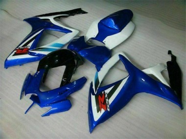 Carroçaria Moto GSXR 600 / 750 K6 2006-2007 - Azul Branco