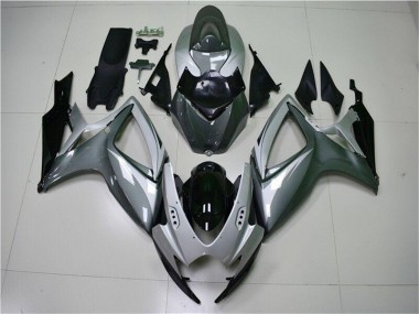 Carroçaria Moto GSXR 600 / 750 K6 2006-2007 - Prata Cinzento