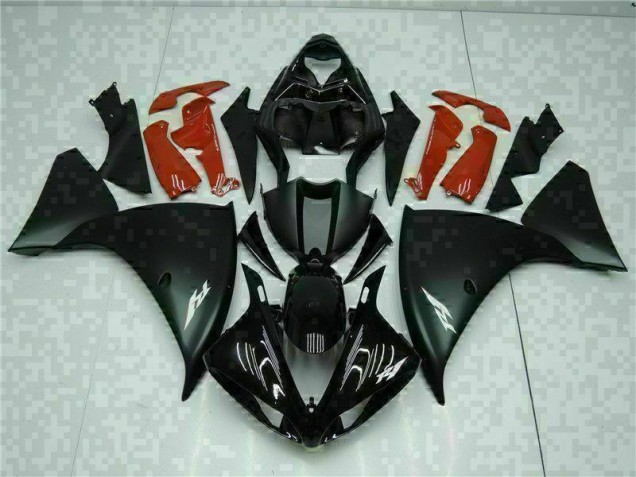 Carroçaria Moto R1 2009-2011 - Preto Vermelho Carroçaria Moto R1 2009-2011 - Preto Vermelho