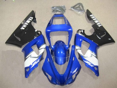 Carroçaria Moto R1 2012-2014 - Azul Preto Branco