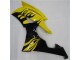 Carroçaria Moto R6 2008-2016 - Amarelo Preto Carroçaria Moto R6 2008-2016 - Amarelo Preto