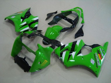 Carroçaria Moto ZX6R 2000-2002 - Verde Preto