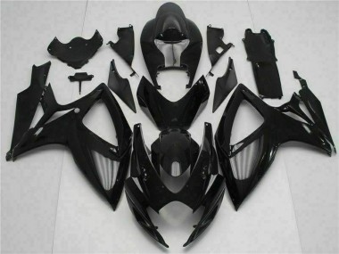Injeção Kit Carenagem GSXR 600 / 750 K6 2006-2007 - Preto