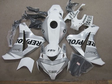 Injeção Kit Carenagem Moto CBR 1000RR 2008-2011 - Branco Repsol