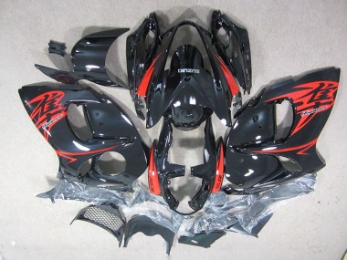 Injeção Kit Carenagem Moto GSXR 1300 Hayabusa 2008-2019 - Preto Vermelho