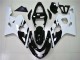 Injeção Kit Carenagem Moto GSXR 600 / 750 K4 2004-2005 - Branco Preto Injeção Kit Carenagem Moto GSXR 600 / 750 K4 2004-2005 - Branco Preto